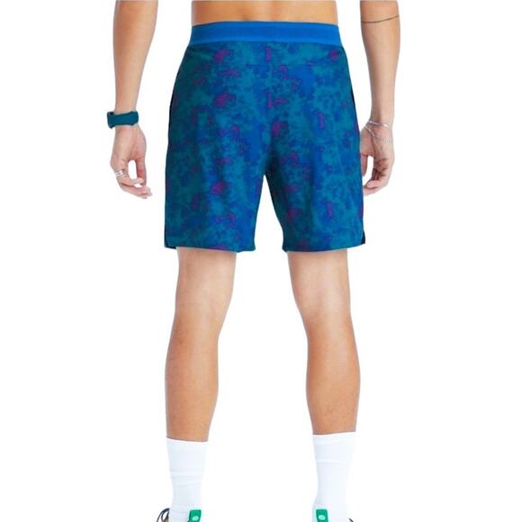 FABLETICS Bright Blue Fundamentals Side Slits Activewear Shorts ~ Men's MEDIUM - Picture 3 of 8